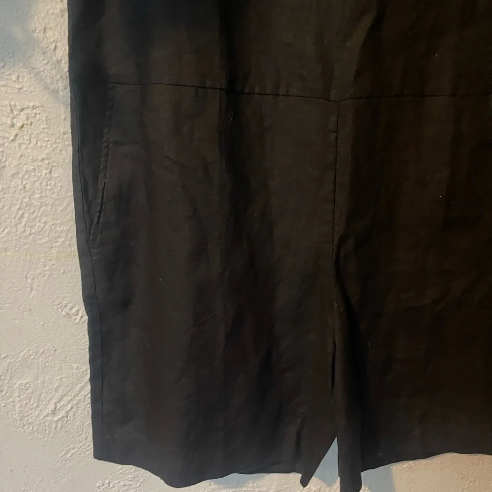 Eileen Fisher Organic Linen Short Romper - Picture 3 of 8